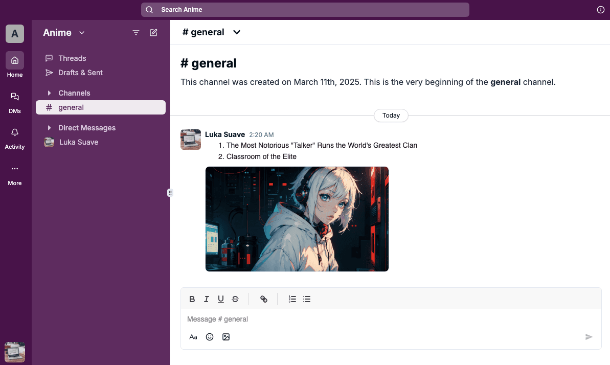 Slack Clone